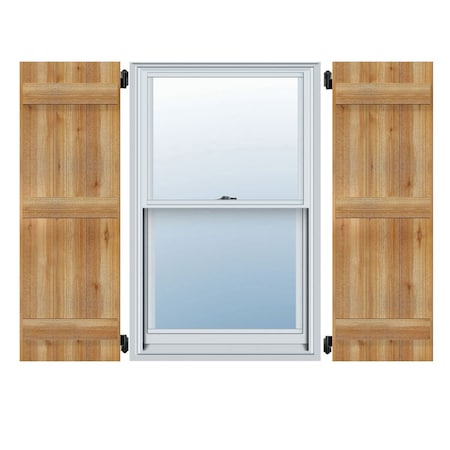 Joined Board-n-Batten Shutters, Rough Sawn Western Red Cedar, 32 1/4W X 63H